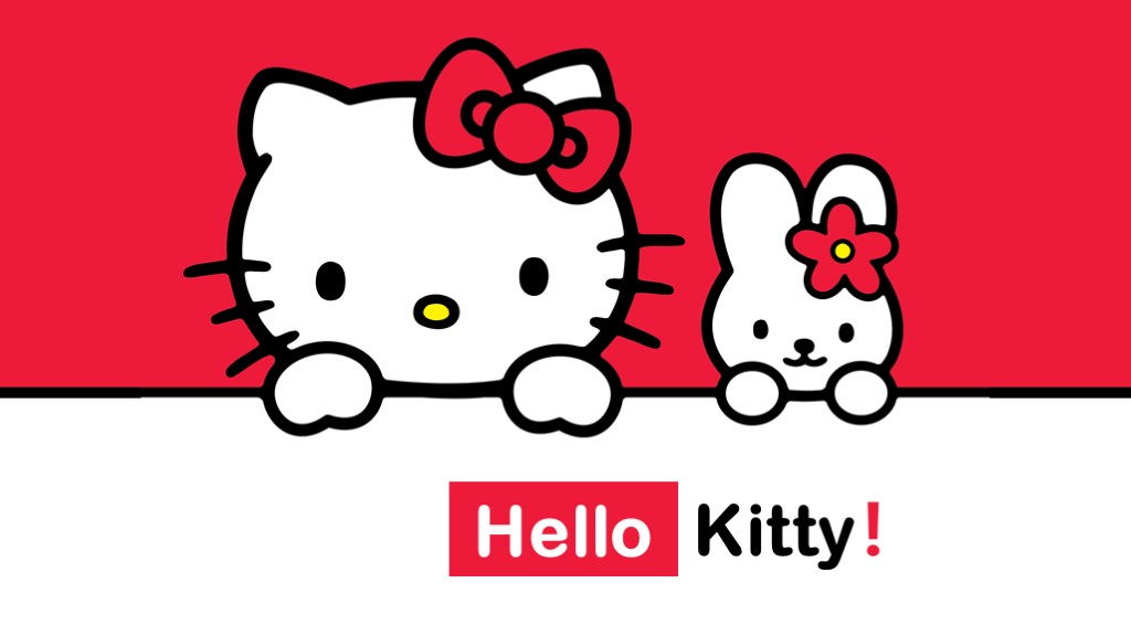 hello Kitty可爱kitty猫PPT模板