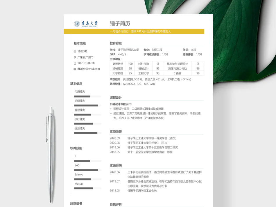 简历模板