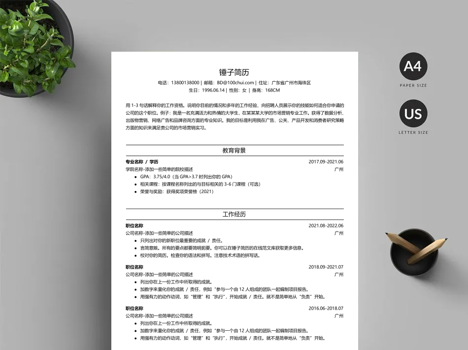 简历模板