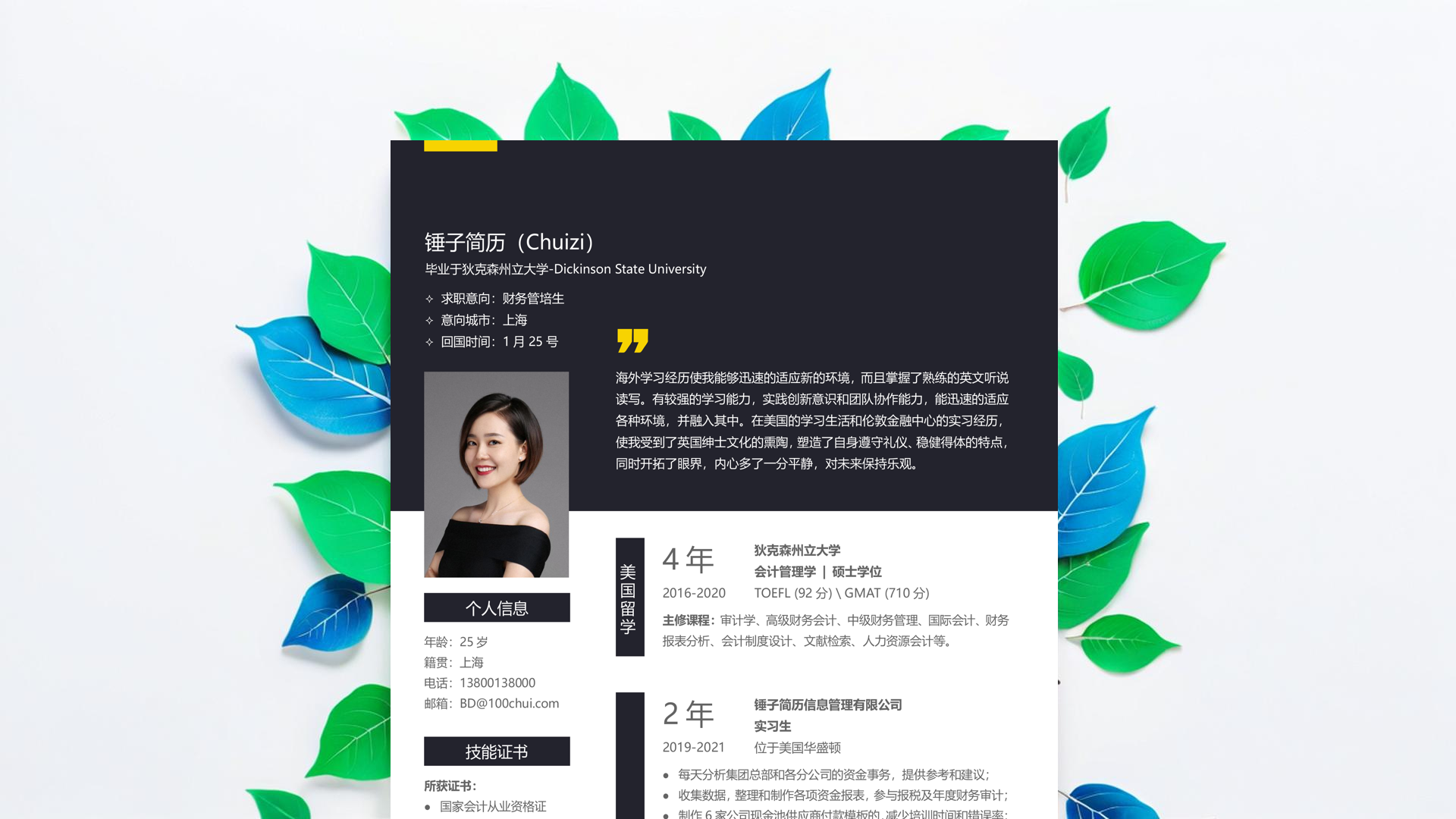 简历模板