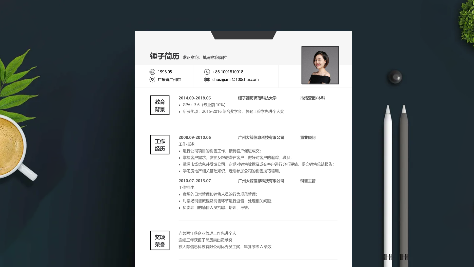 用户体验-UE UX设计师工作经历简历范文