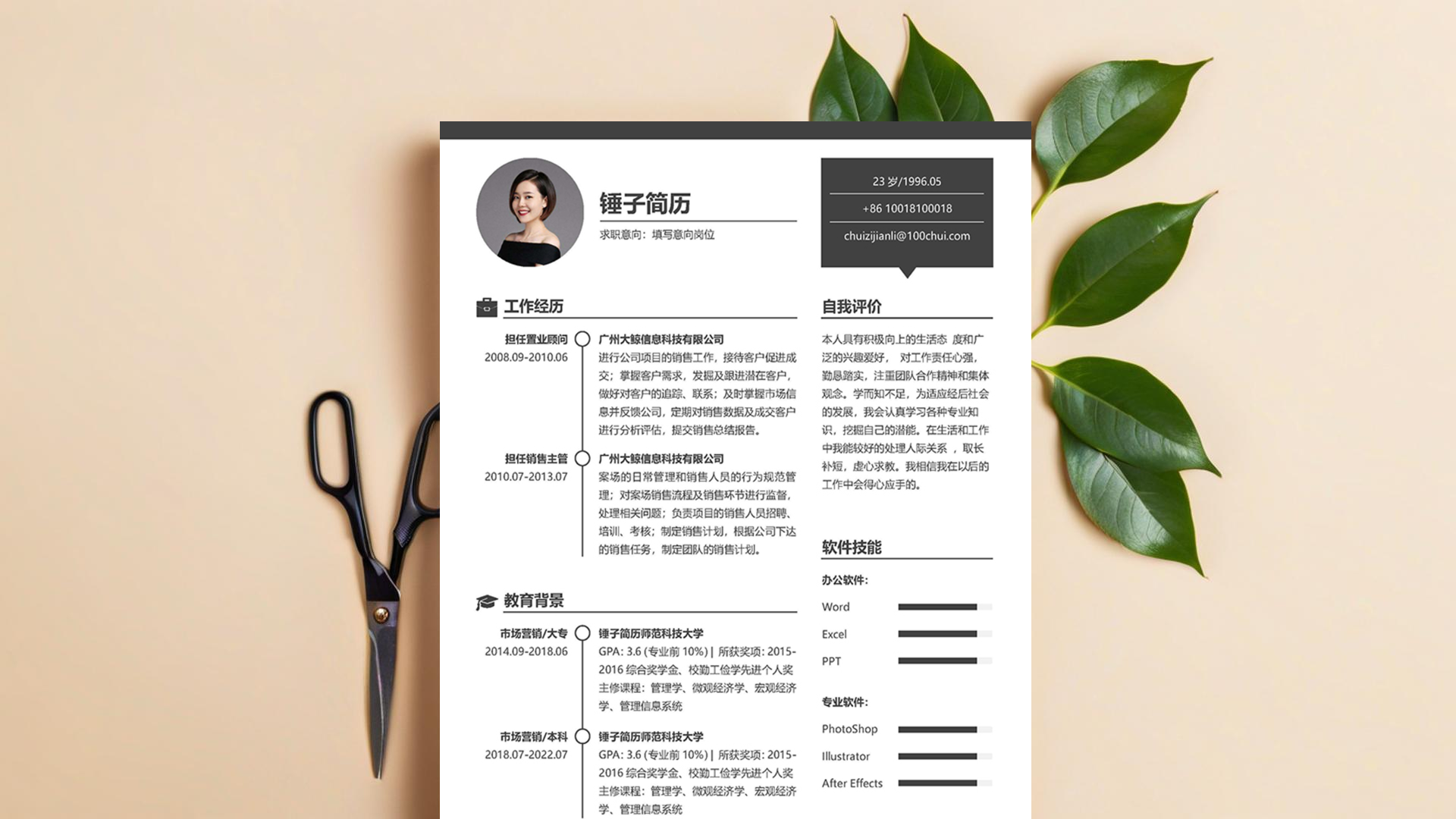 服务工程师工作经历简历范文