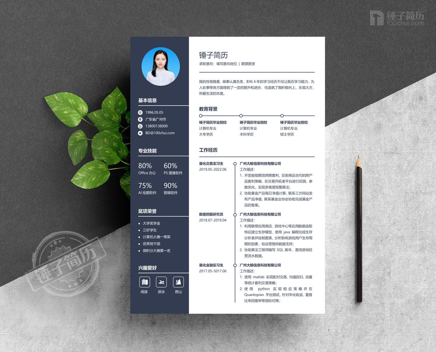 网页设计师简历范例参考