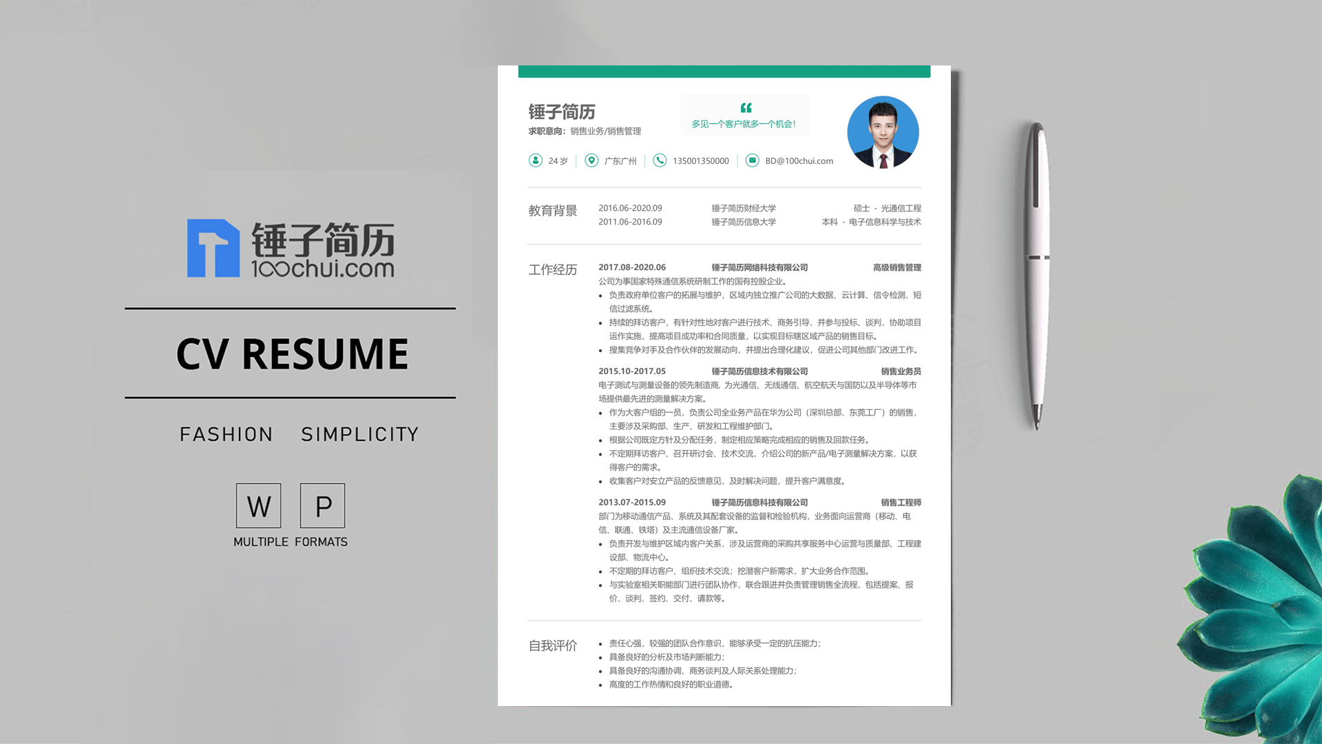 简历模板,锤子简历,简历工具,简历制作