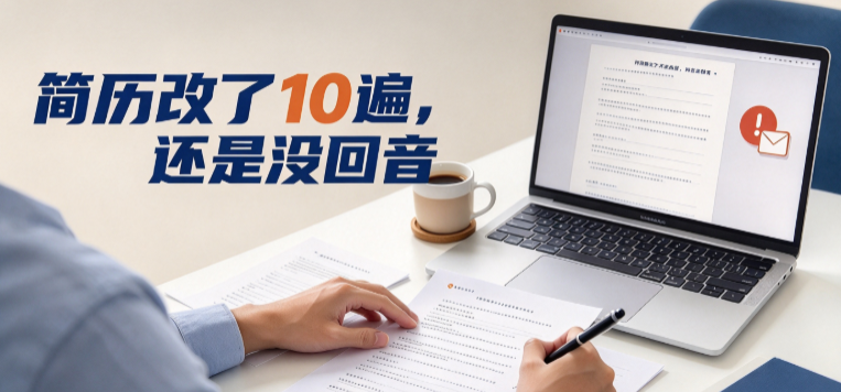 简历修改10遍还是没回音？问题可能出在这里