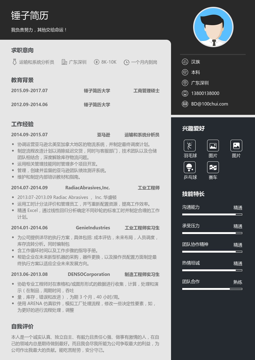 运输和系统分析员