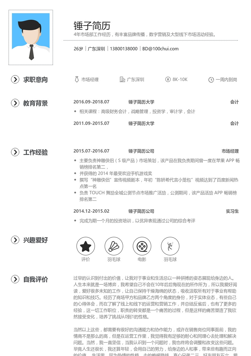 完美世界市场经理