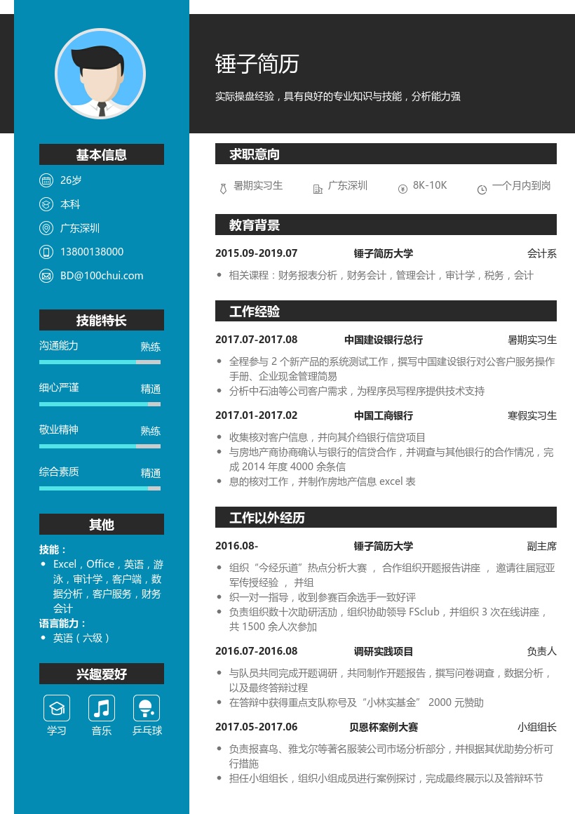 中国建设银行总行_暑期实习生