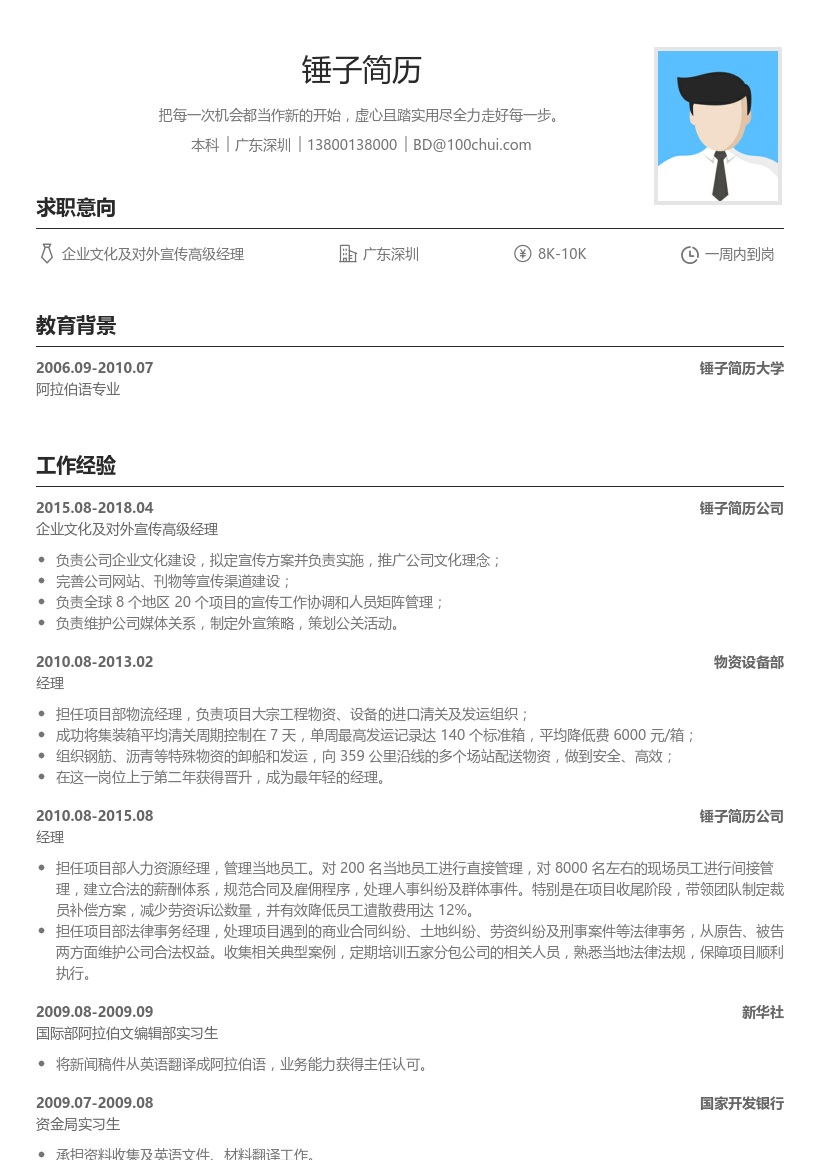 中信_文化宣传高级经理