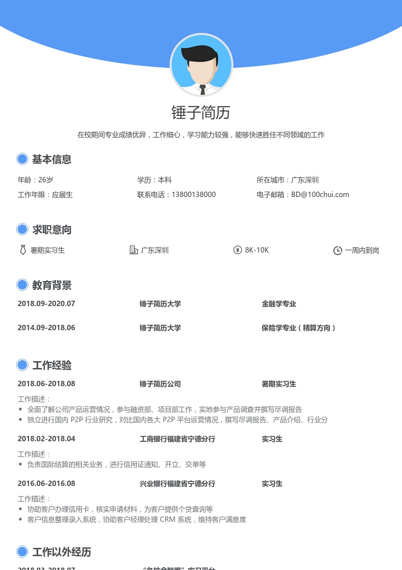 汇金丰_暑期实习生