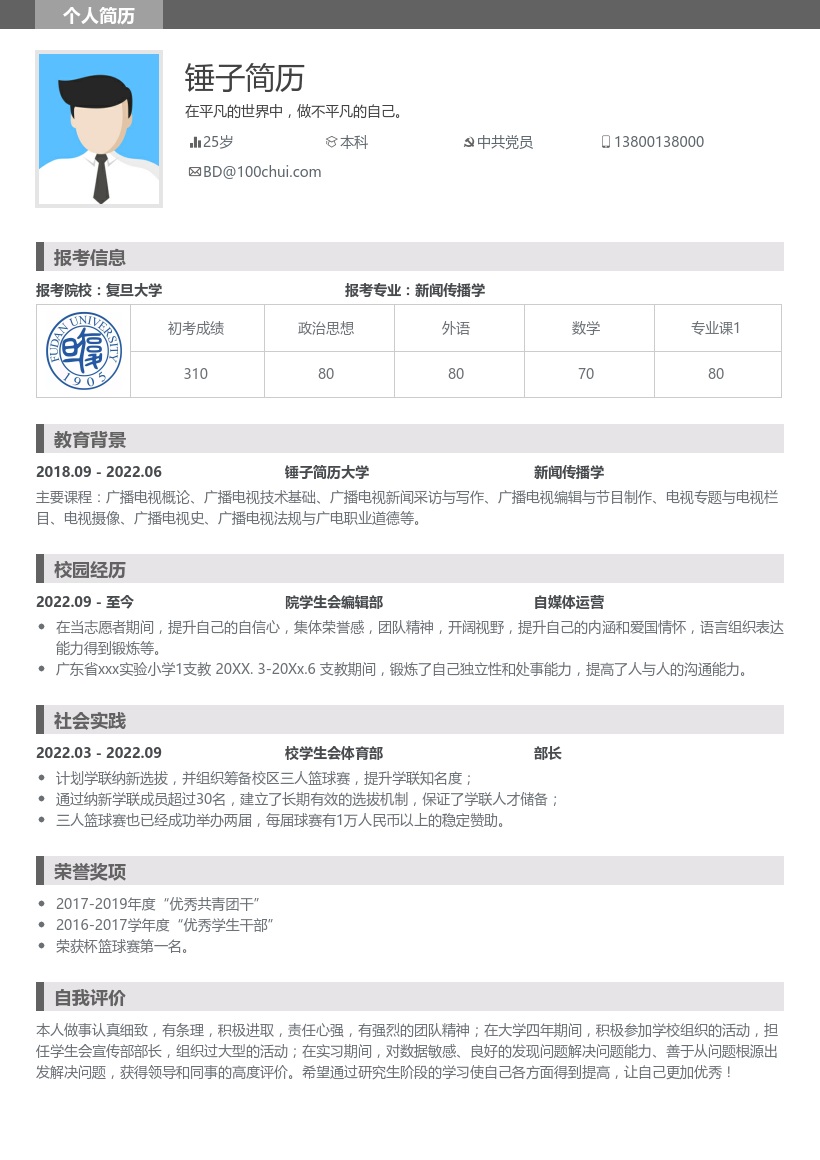 简历模板